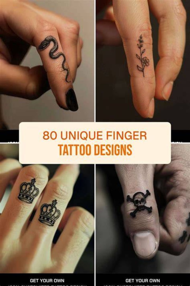 26 Unique Finger Tattoos Designs for You Lily Fashion Style