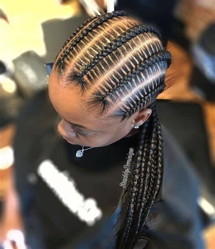 30 Beautiful Cornrow AllBack Styles For 2022 ThriveNaija Braided