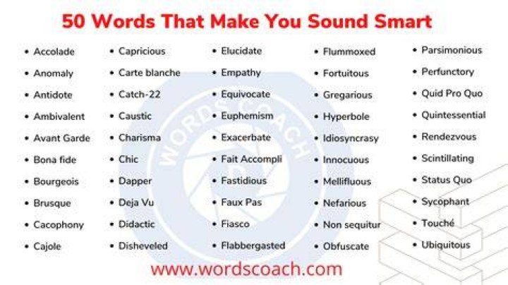 50 Words That Make You Sound Smart