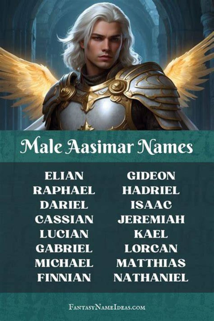 700 Aasimar Names to Inspire Your Next Fictional Creation