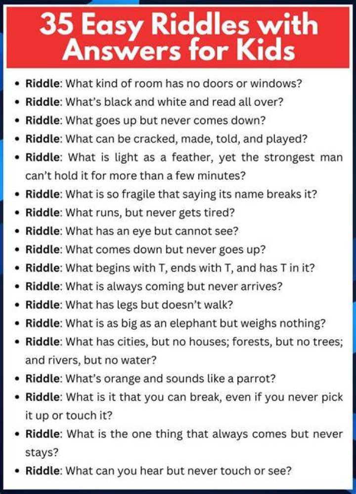 9 RIDDLES FOR KIDS THAT WILL TRICK YOUR MIND Riddles, Mindfulness, 20