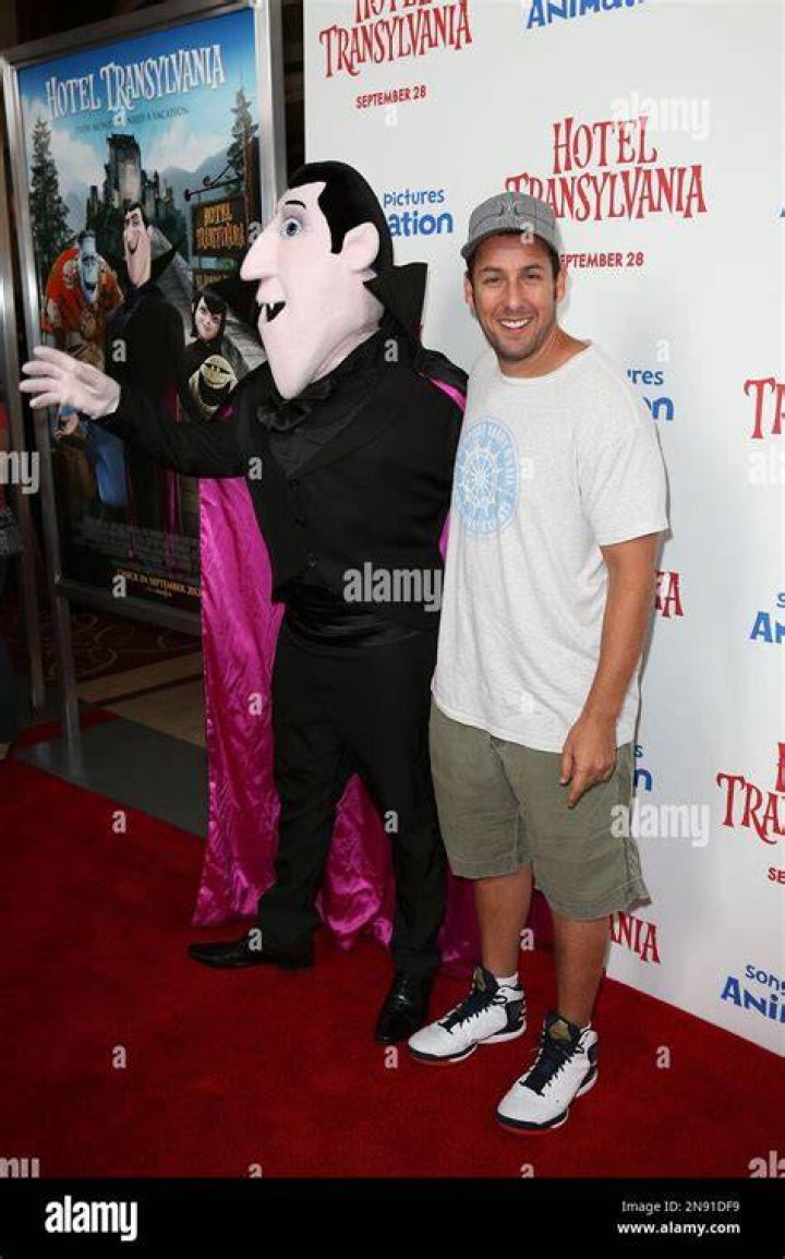 Adam Sandler as Count Dracula in Hotel Transylvania (live action)