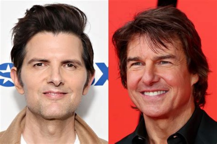 Adam Scott as Tom Cruise in Actor BioPics