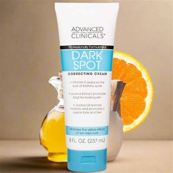 Advanced Clinicals Dark Spot Therapeutic Cream. Vitamin C Cream for Sun