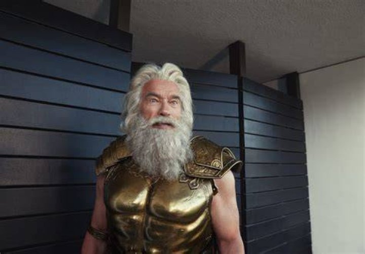 Arnold Schwarzenegger as Zeus in Hercules (1997 live action remake)