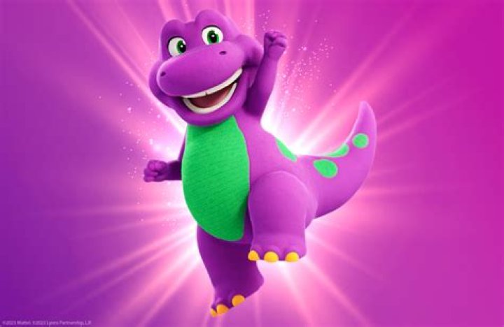 Barney the Dinosaur as Bonnie The Rabbit in Five Nights At Freddy&rsquo;s