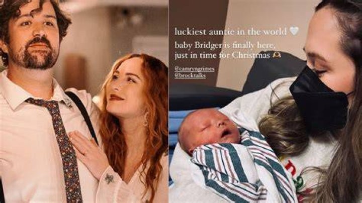 Camryn Grimes 1st baby, Bridger Elias, with fianc&eacute;