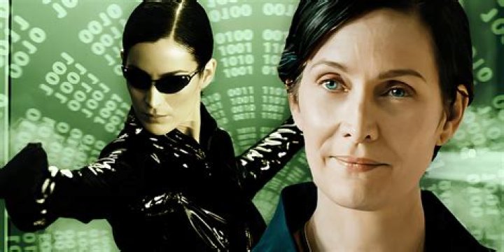 Carrie-Anne Moss as Trinity in Blade enters The Matrix (2001)