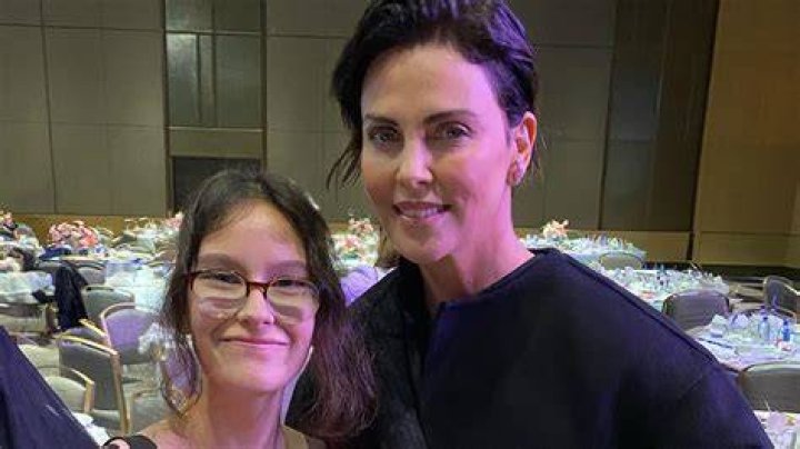 Charlize Theron as Jasmine Windsong in Threat Level Midnight: The Movie (2019)