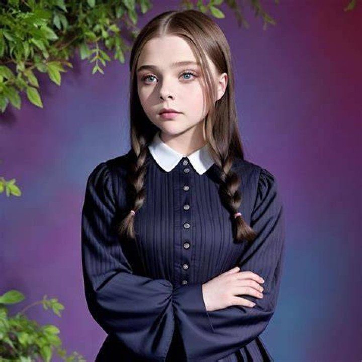 Chlo&euml; Grace Moretz as Wednesday Addams in The Addams Family 2 2021
