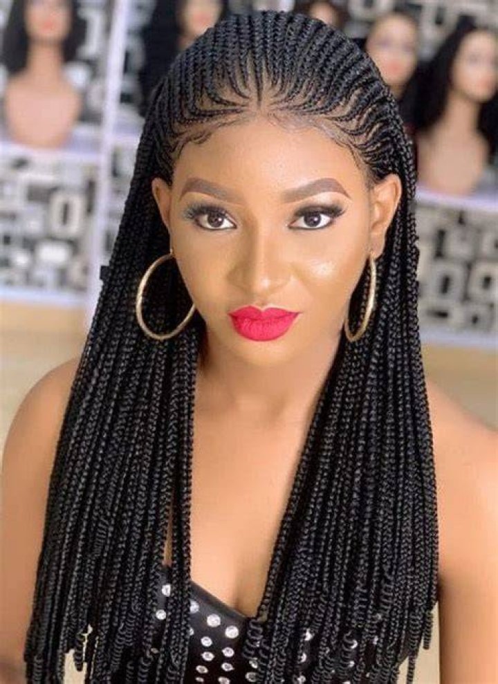 Cornrow Braided Wigs Ghana Weaving Lace Wig Gift for Etsy African