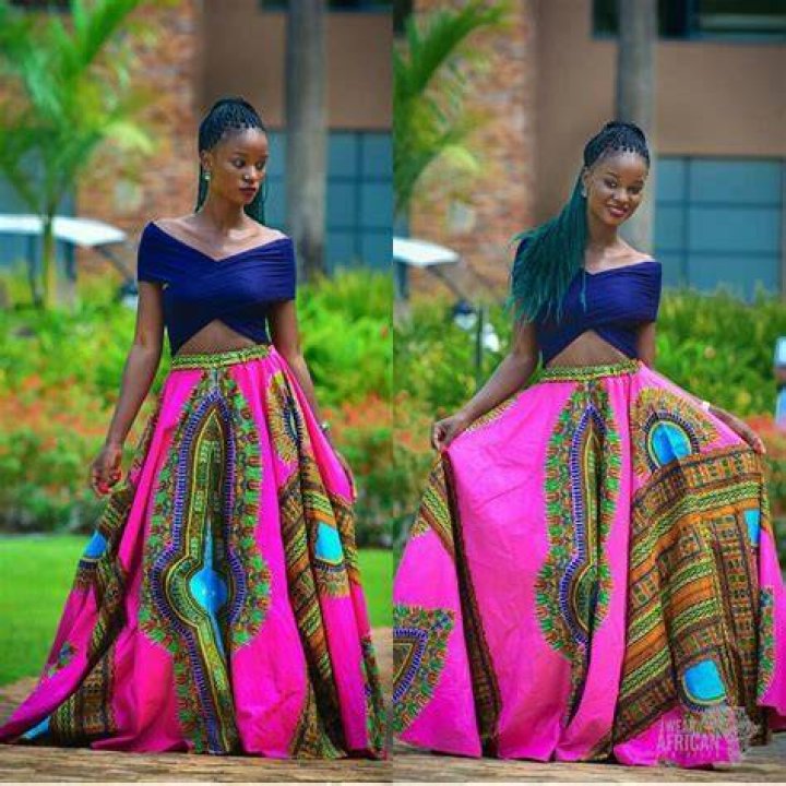 Dashiki maxi skirt fashion trend