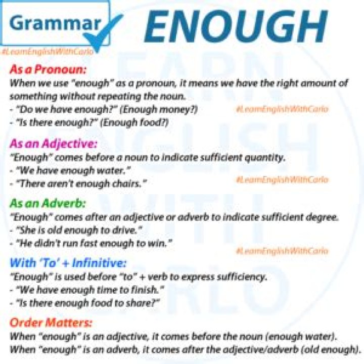 Enough