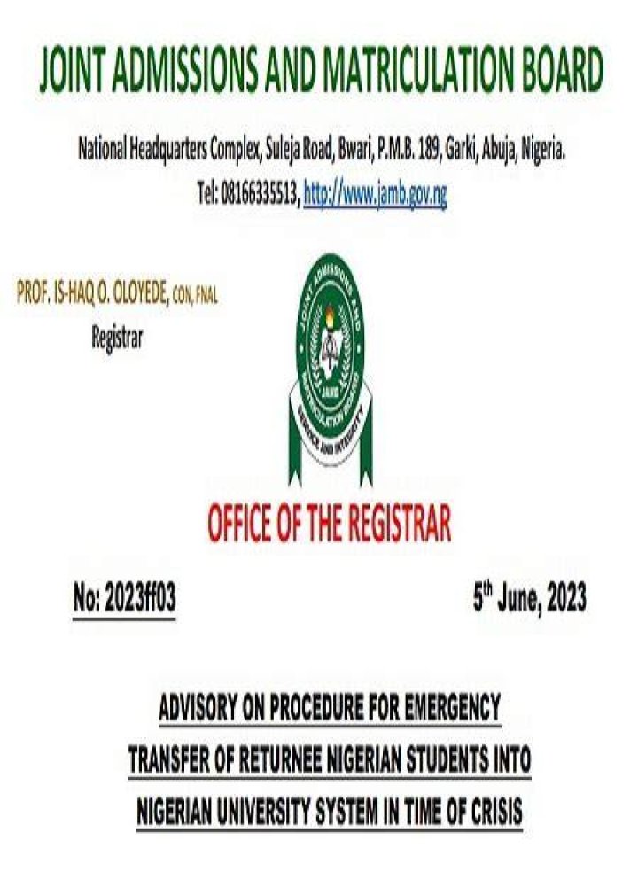 Exploring Jamb.gv.ng: Your Comprehensive Guide To Nigeria's Joint Admissions And Matriculation Board