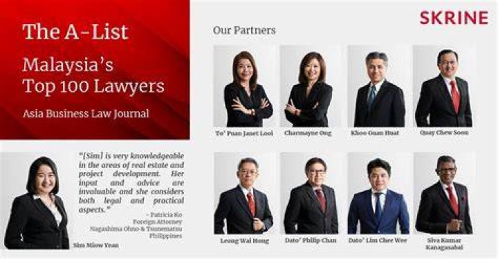 Famous Lawyers from Malaysia List of Top Malaysian Lawyers