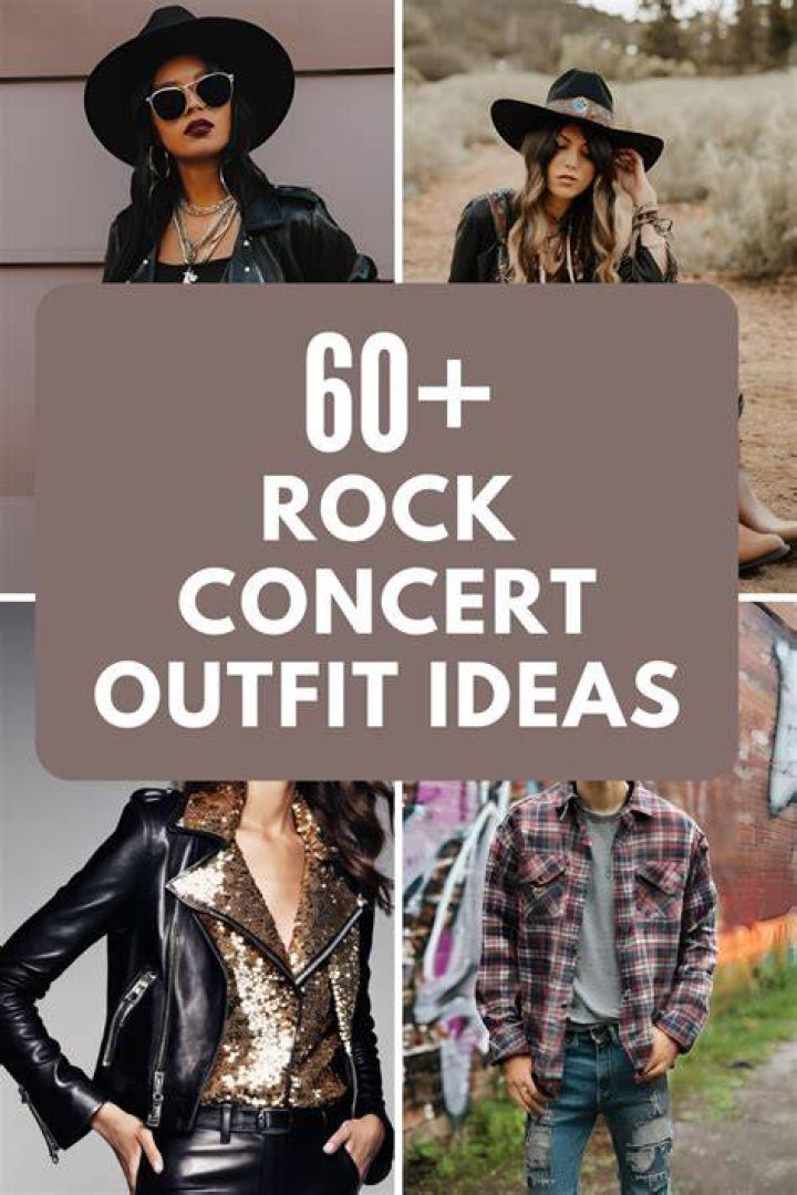 Fashionable Rock Concert Casual Outfits For Spring Concert Outfits