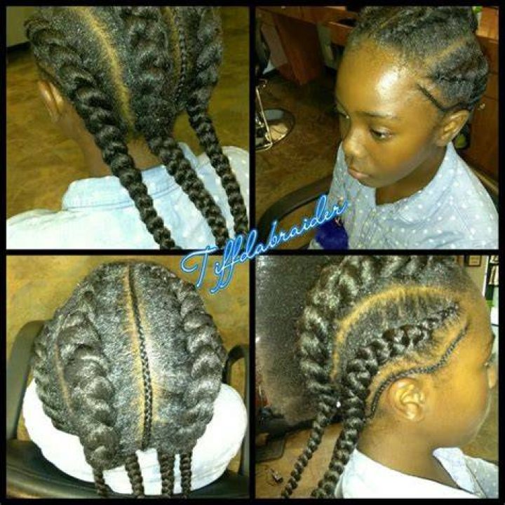 Feeding cornrows Feeding cornrows, Cornrows, Hair styles
