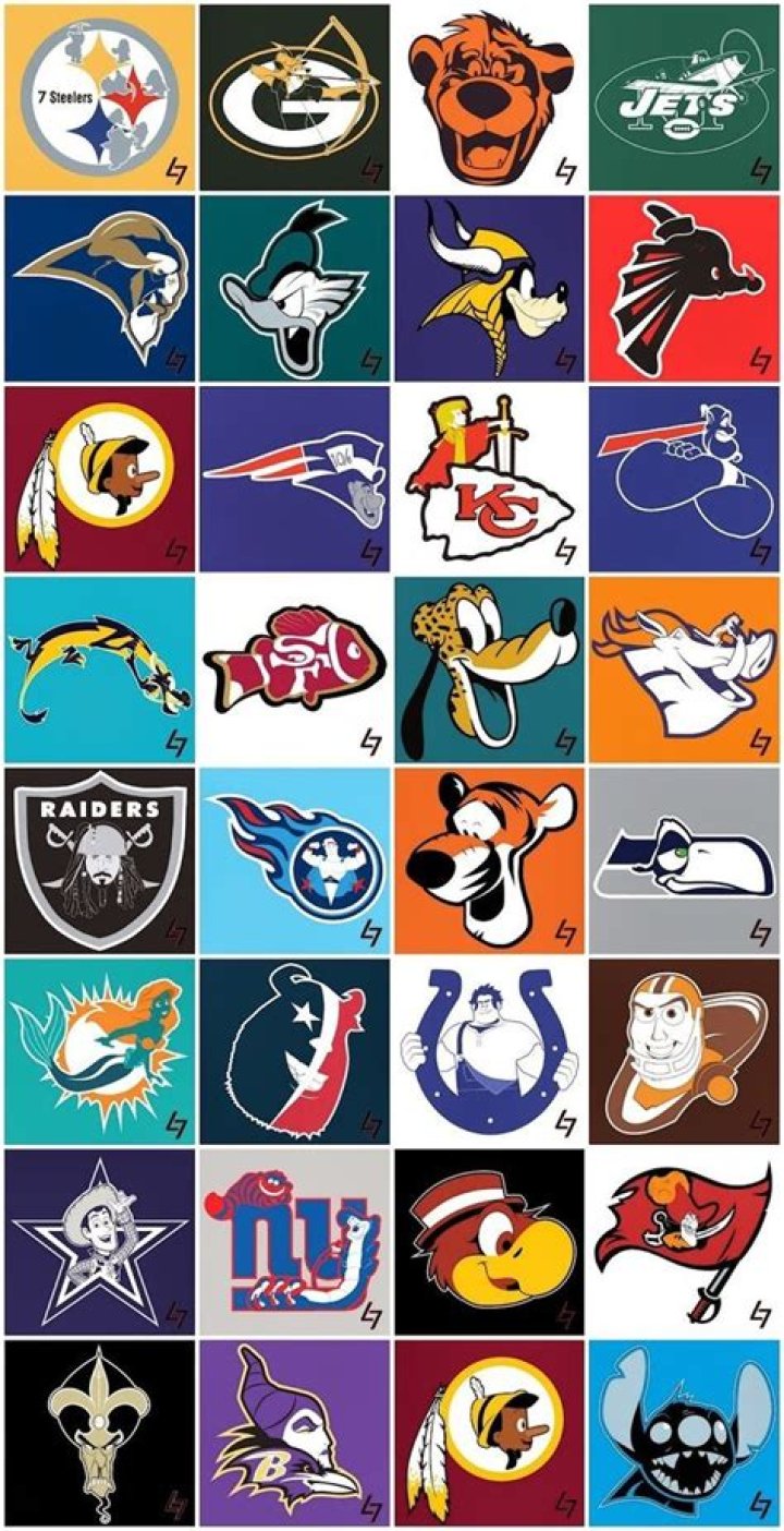 Fictional Characters by NFL Team
