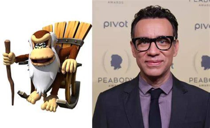 Fred Armisen as Cranky kong in The Super Mario Bros. Movie