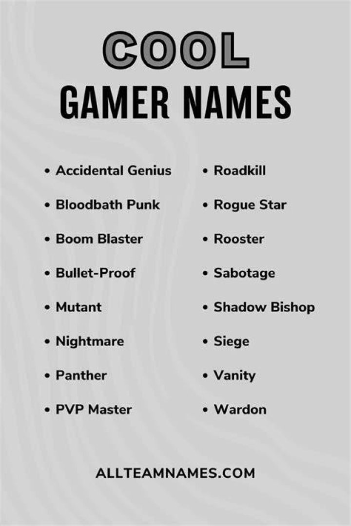 Gaming Names 400+ Cool And Good Gaming Names For You