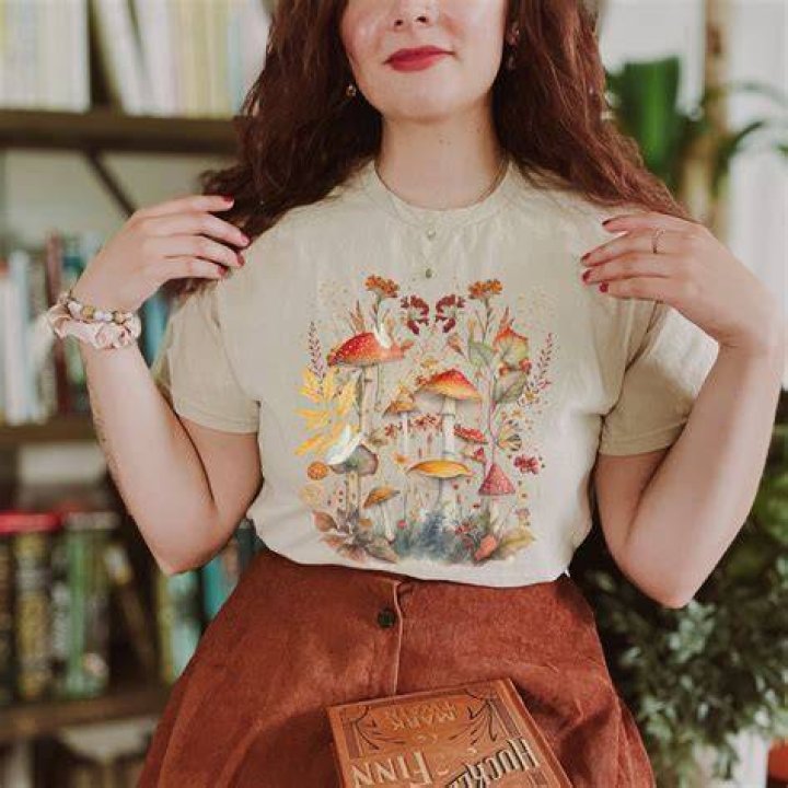 Goblincore Shirt Mushroom Shirt Mushroom T Shirt Goblincore Etsy