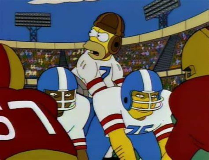 Homer Simpson as Denver Broncos in Fictional Characters by NFL Team