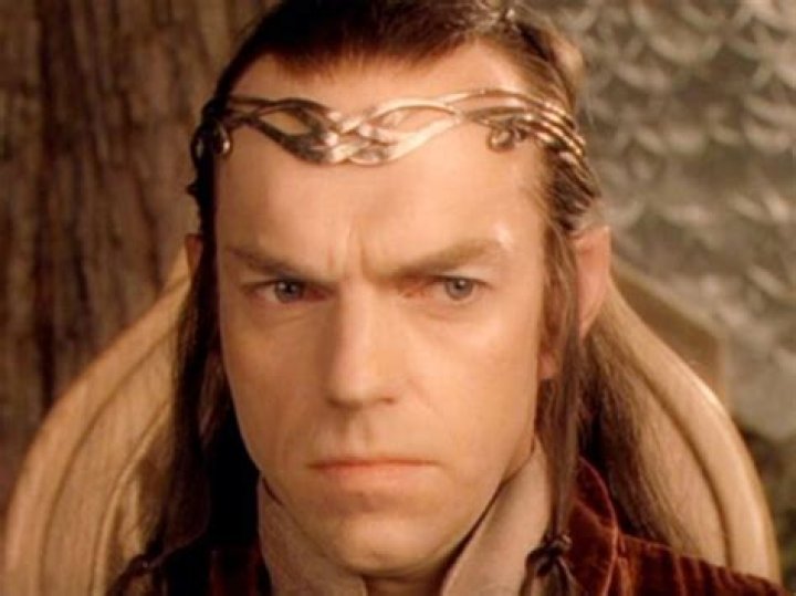 Hugo Weaving as Lord Elrond in The Lord of The Rings: The Siege of the North