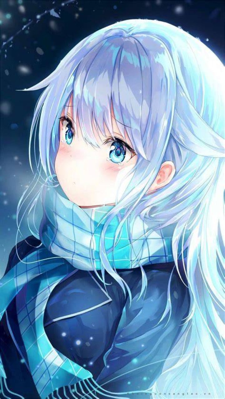 H&igrave;nh nền Anime c&ocirc; g&aacute;i, Đỏ mặt, Nh&igrave;n v&agrave;o người xem, Tay l&ecirc;n, Quần l&oacute;t