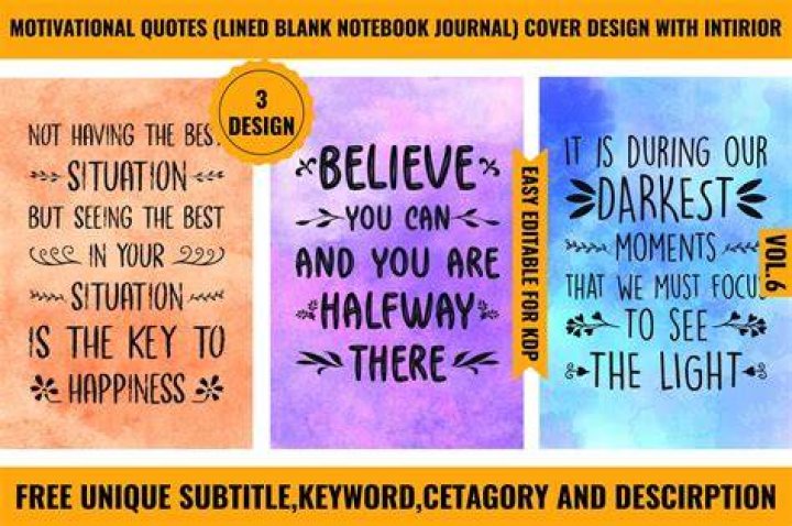 Inspirational Quote Notebook By Little Pieces