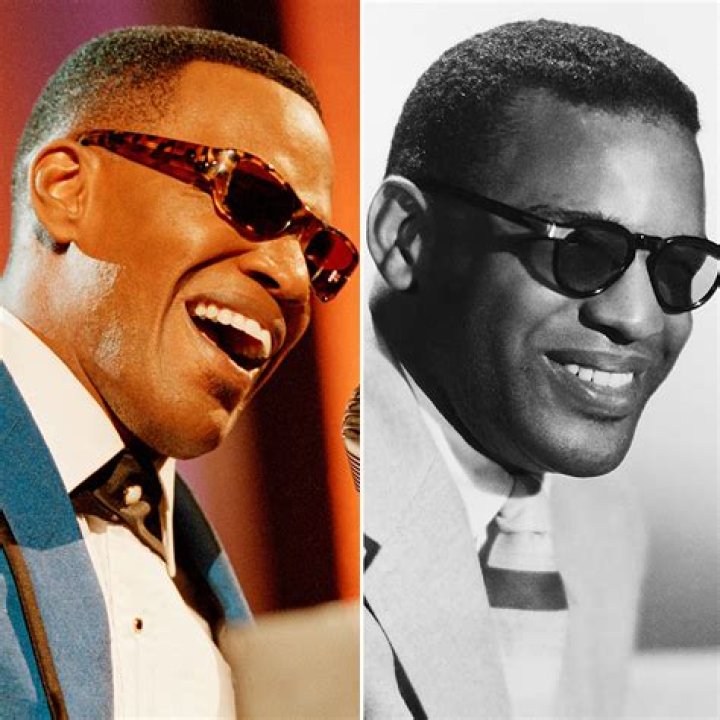 Jamie Foxx as Ray Charles in Male Singers Biopic