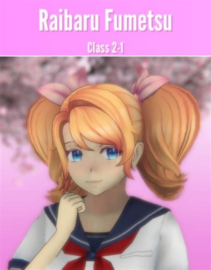 JoJo Siwa as Raibaru Fumetsu in Lovesick: Yandere Simulator