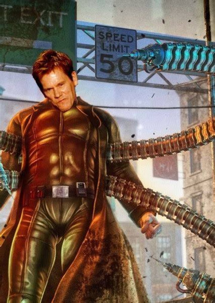 Kevin Bacon as Green Goblin in Spider-Man's Rogues Gallery