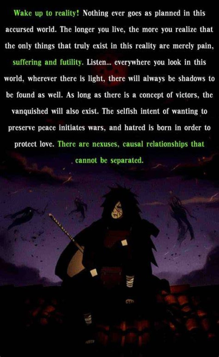 Madara Speech: The Wisdom Of A Legendary Shinobi