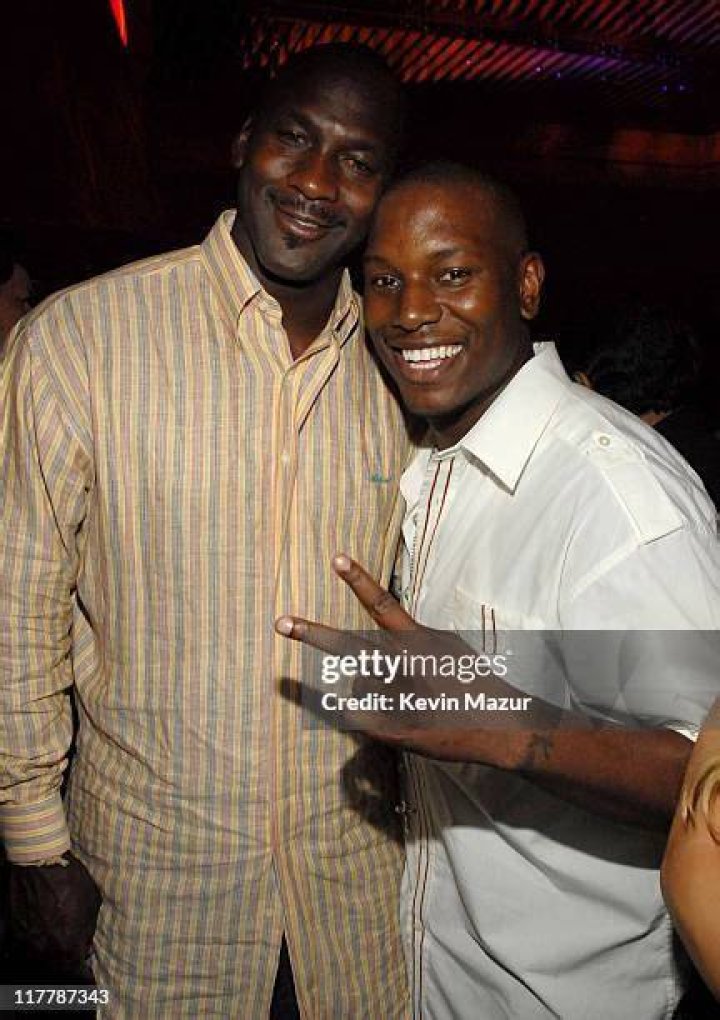 Michael Jordan as Tyrese Gibson in Celebrities Look Alike 