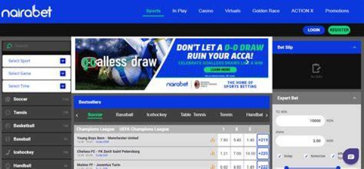 Nairabet login Best betting sites 2024