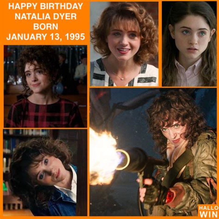 Natalia Dyer as 1995 in Best Actors Born The Same Year