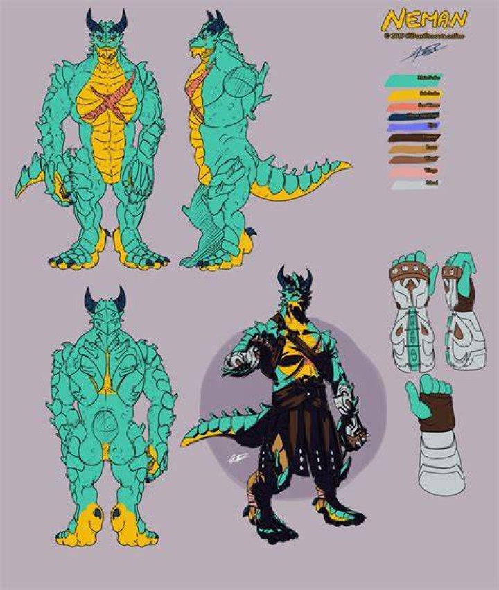 Neman Reference by ZeirosLion By realslavicbear on Itaku
