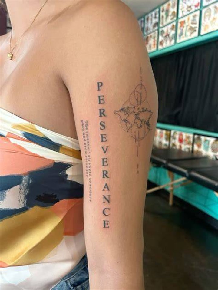 Perseverance tattoo! Perseverance tattoo, Simple tattoos for guys