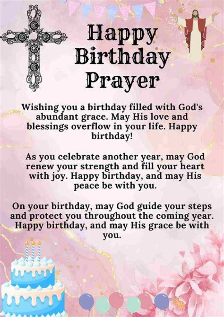 Prayer for A Birthday Girl Blessings From the Heart Birthday Prayers as