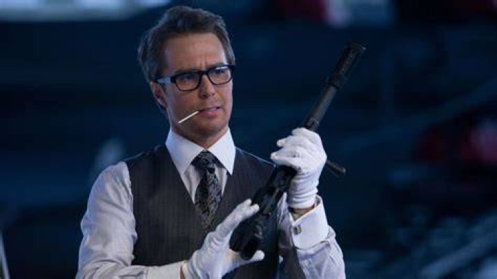 Sam Rockwell as Justin Hammer in Spongebob Squarepants: The Movie