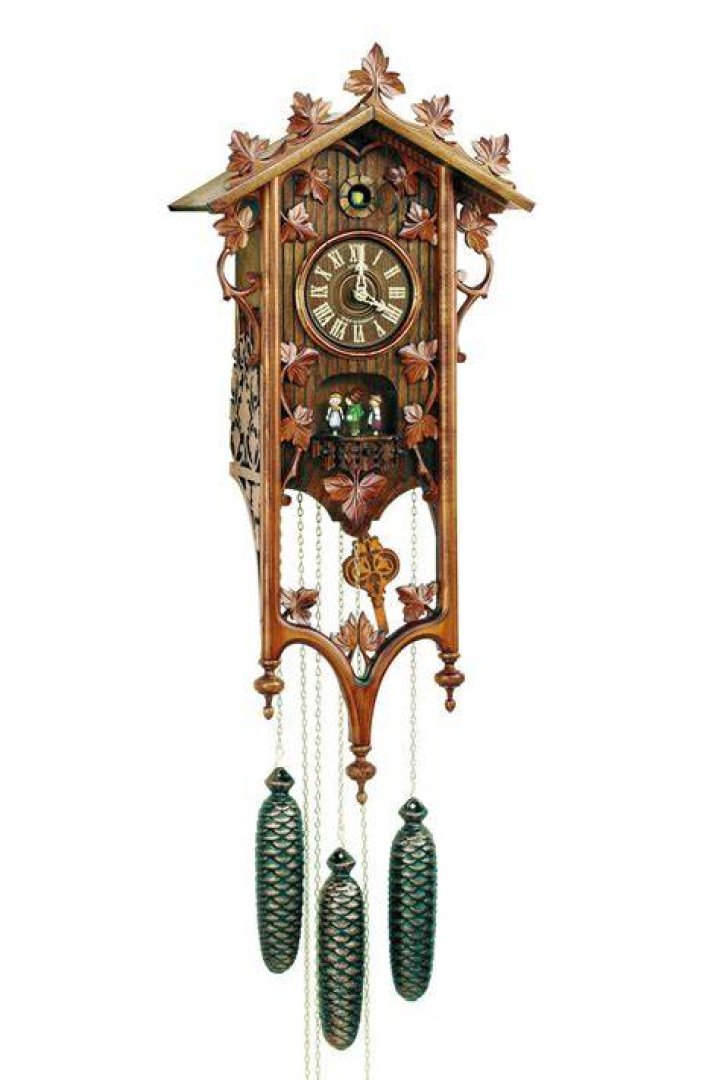 Schneider Black Forest 27" Musical Railroad House Eight Day Movement