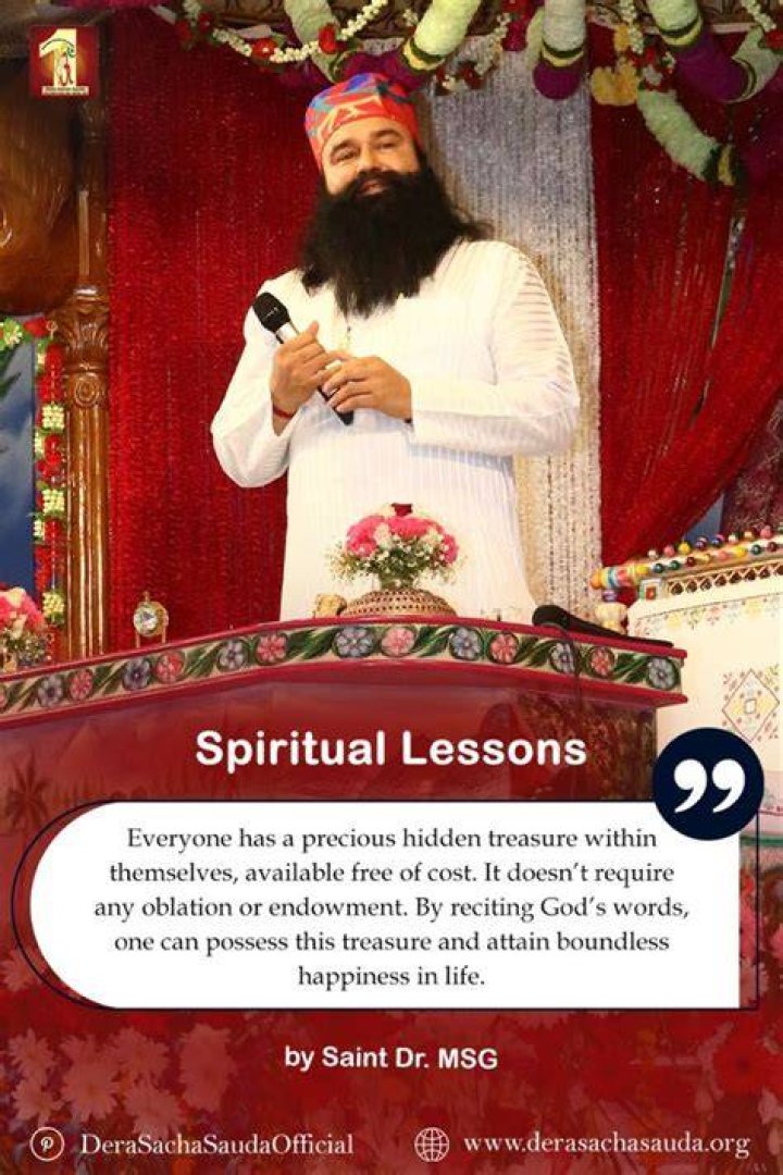 Spiritual Lessons by Saint Dr. MSG Insan Spirituality, Spiritual