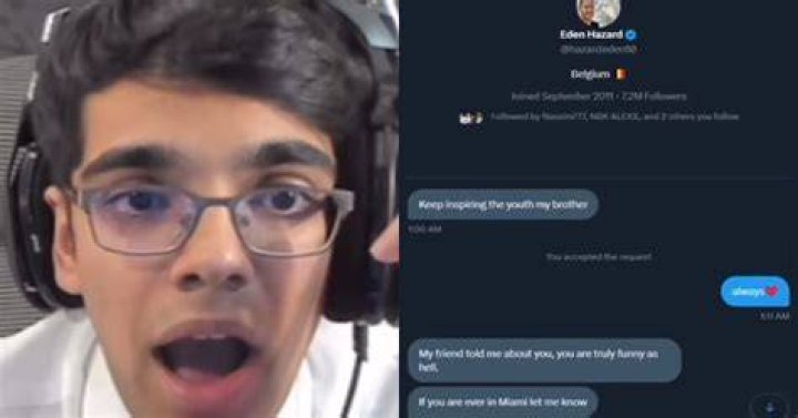 Streamer Neon leaks Eden Hazard to Inter Miami transfer