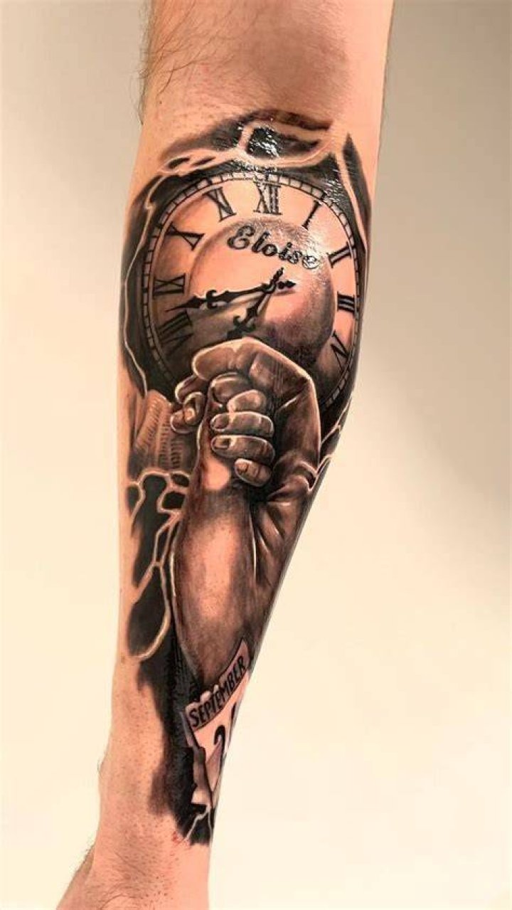 Timepiece Tattoos for Men Body Tattoo Art