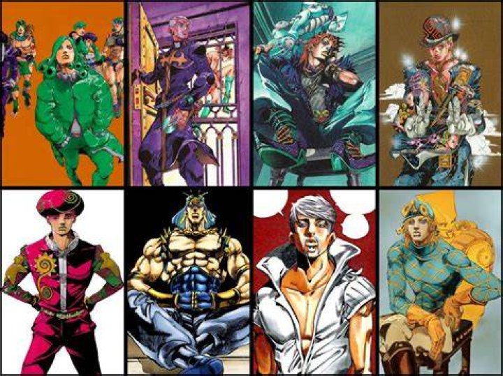 Top 8 JoJo's Bizarre Adventure Protagonists YouTube